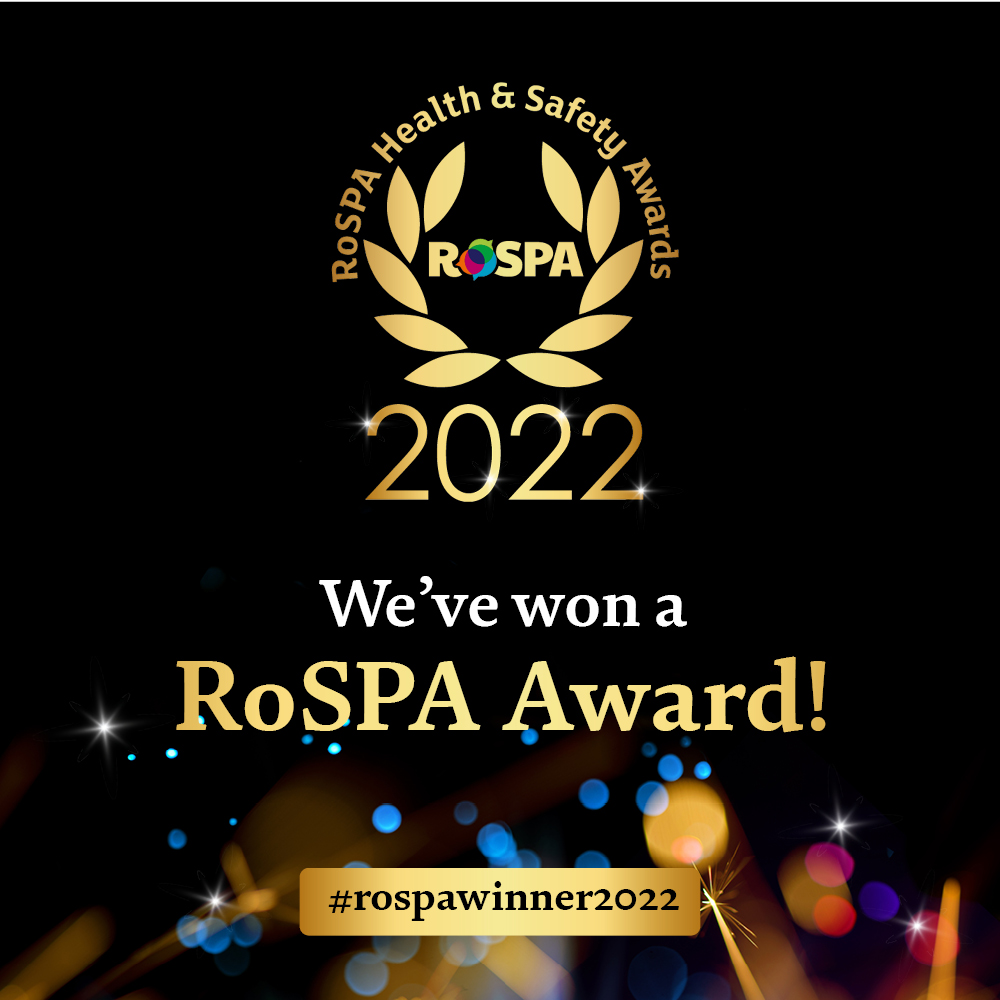 NIS Is A Winner In The RoSPA Awards 2022 NIS Ltd